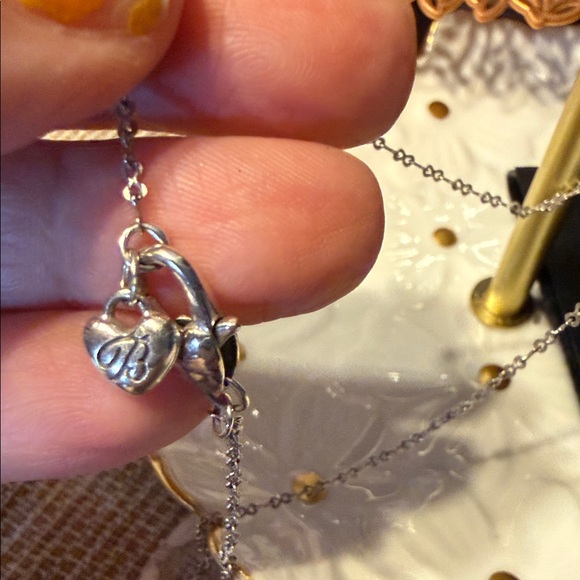 Brighton Silver Necklace with Blue and Green Pendant - Picture 2 of 3